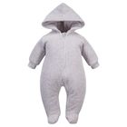 Kombinezon przejściowy niemowlęcy z kapturem, szary, Eevi