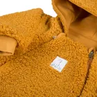 Kombinezon przejściowy niemowlęcy z kapturem, żółty, baranek, Eevi