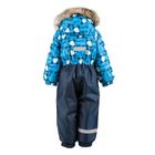 Kombinezon zimowy chłopięcy z kapturem, niebieski, Lenne