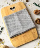 Komin dziecięcy, sweterkowy, szary, Iltom