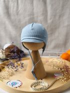 Komplet chłopięcy, Czapka, Komin, niebieski, Iltom