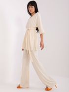 Komplet damski, beżowy, Lakerta