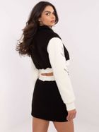 Komplet damski, Bluza, rozpinana, Spódnica, czarny, Factory Price