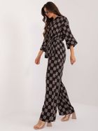 Komplet damski, czarny, Lakerta