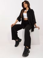 Komplet damski, czarny, Lakerta