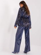 Komplet damski, granatowy, Lakerta