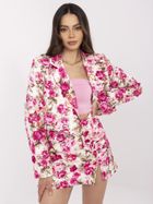 Komplet damski, różowy, Italy Moda