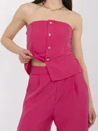 Komplet damski, różowy, Italy Moda