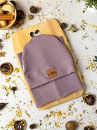 Komplet dziecięcy, Czapka, Komin, fioletowy, Iltom