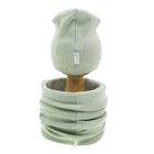 Komplet dziecięcy, Czapka, Komin, khaki, Nicol