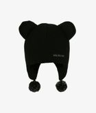 Komplet dziecięcy, Czapka z pomponami, Chustka, czarny, Iltom