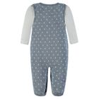 Komplet dziewczęcy, Bluzka z długim rękawem, Śpiochy, niebieski, Kanz