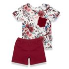 Komplet dziewczęcy, T-shirt, Szorty, mix, Nicol