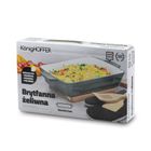 Konighoffer, brytfanna żeliwna, emaliowana, szara, 39-23-7 cm