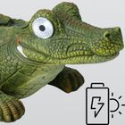 Koopman, Krokodyl, dekoracja ogrodowa, solarna, 17,5-32-52 cm