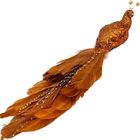 Koopman, ptaszek dekoracyjny na klipsie, brązowo-miedziany, 38 cm