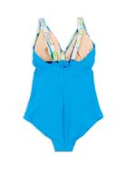 Kostium kąpielowy damski jednoczęściowy, niebieski, Mariss