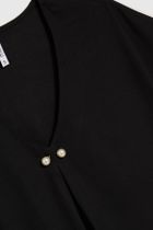 Koszula damska, czarna, Moodo