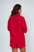 Koszula damska, czerwona, Moodo