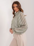 Koszula damska z długim rękawem, khaki, Lakerta