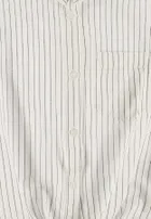 Koszula dziewczęca z długim rękawem, ecru, Tom Tailor