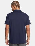 Koszulka polo męska z krótkim rękawem, granatowa, Under Armour