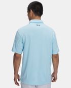 Koszulka polo męska z krótkim rękawem, niebieska, Under Armour
