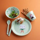 Koziol, Hop On At Home, zestaw obiadowy dla dzieci, zielony