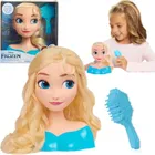 Kraina Lodu, Elsa, głowa do stylizacji, zestaw ze szczotką
