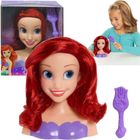 Księżniczki Disneya, Arielka, głowa do stylizacji, zestaw ze szczotką