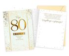 Kukartka, karnet B6, Urodziny 80
