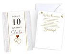 Kukartka, karnet, Rocznica ślubu 10