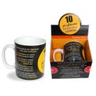 Kukartka, kubek gigant, 10 przykazań szczęśliwego człowieka, 700 ml