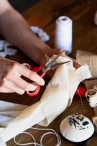 Kulig, nożyczki uniwersalne, czerwone, 14 cm