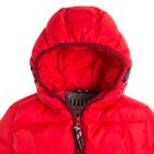 Kurtka chłopięca z kapturem, czerwona, pikowana, Tom Tailor