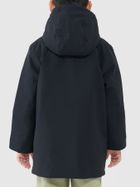 Kurtka chłopięca z kapturem, ocieplana, czarna, 4F