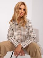 Kurtka damska, beżowa, Lakerta