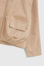 Kurtka damska, beżowa, Moodo