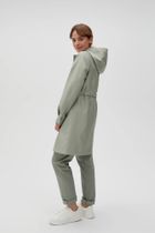 Kurtka damska z kapturem, khaki, Moodo