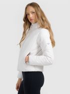 Kurtka damska z kapturem, ocieplana, szara, 4F