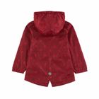 Kurtka dziewczęca z kapturem, bordowa, Kanz