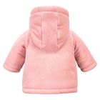 Kurtka dziewczęca z kapturem, różowa, Eevi