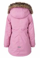 Kurtka dziewczęca z kapturem, różowa, Lenne