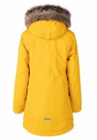 Kurtka dziewczęca z kapturem, żółta, Lenne