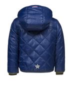 Kurtka jesienna chłopięca z kapturem, niebieska, Lief