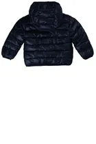 Kurtka jesienna dziecięca z kapturem, granatowa, Kanz