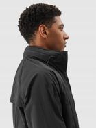 Kurtka męska z kapturem, czarna, 4F