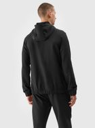 Kurtka męska z kapturem, czarna, 4F