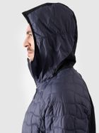 Kurtka męska z kapturem, granatowa, 4F