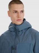 Kurtka męska z kapturem, niebieska, 4F